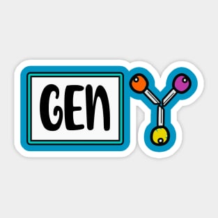 Gen Y - Millennials Sticker